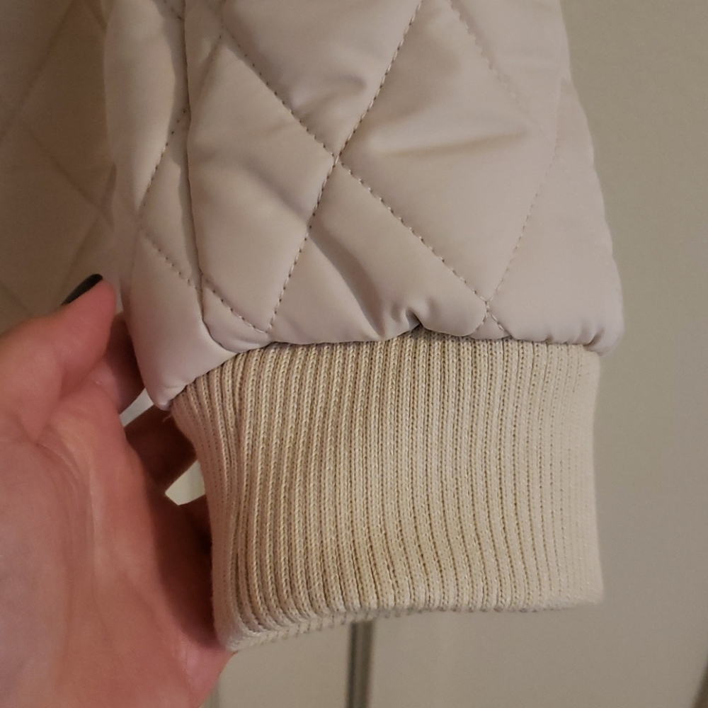 Quilted Bomber Jacket - Picture 3 of 9